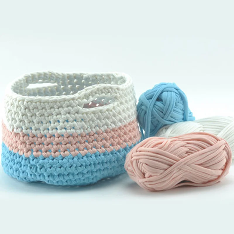 Мягкая толстая пряжа для вязаный коврик 30 м ручная работа модная футболка