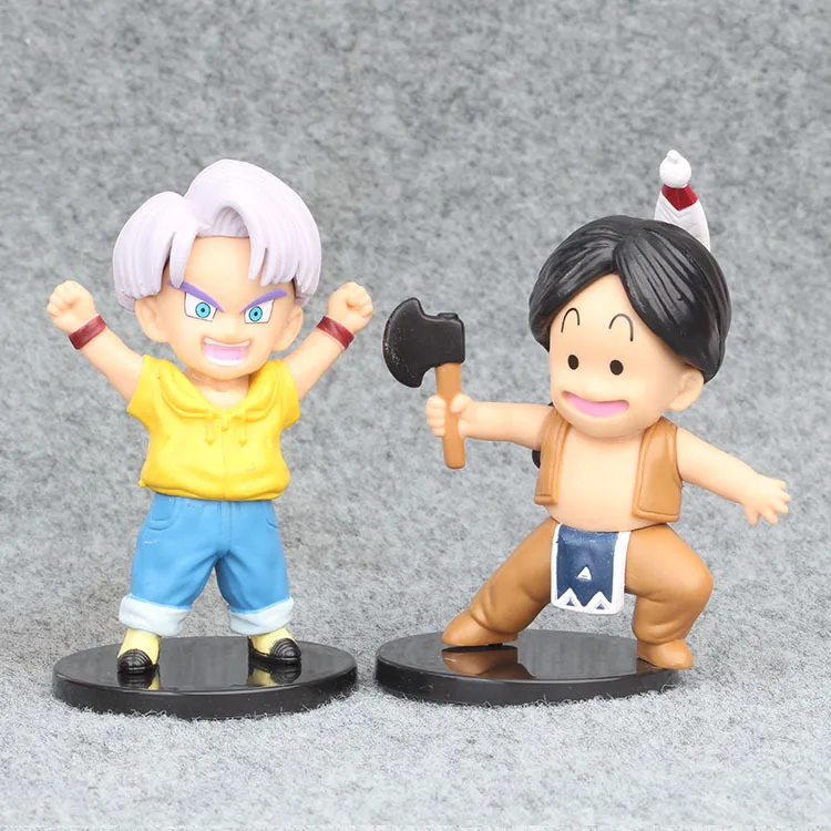 Плавки с драконом 10-12 см 7 шт./компл. Son Goku Bulma ПВХ модель коллекции игрушки для