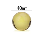 40 мм 5 шт топаз цвет K9 фэншуй хрустальный стеклянный шар для украшения дома и свадьбы