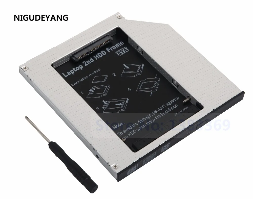 NIGUDEYANG 2nd HDD SSD Оптический отсек Caddy SuperDrive для MacBook Pro PATA IDE ранние 2008 2007 2006 non unibody|bay