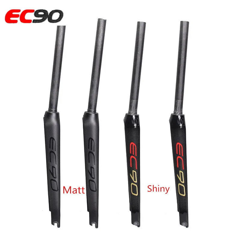 2017 New EC90 full carbon road bicycle front fork / dead flying UD /700C 1-1/8 Fork /3K Matt Shiny |
