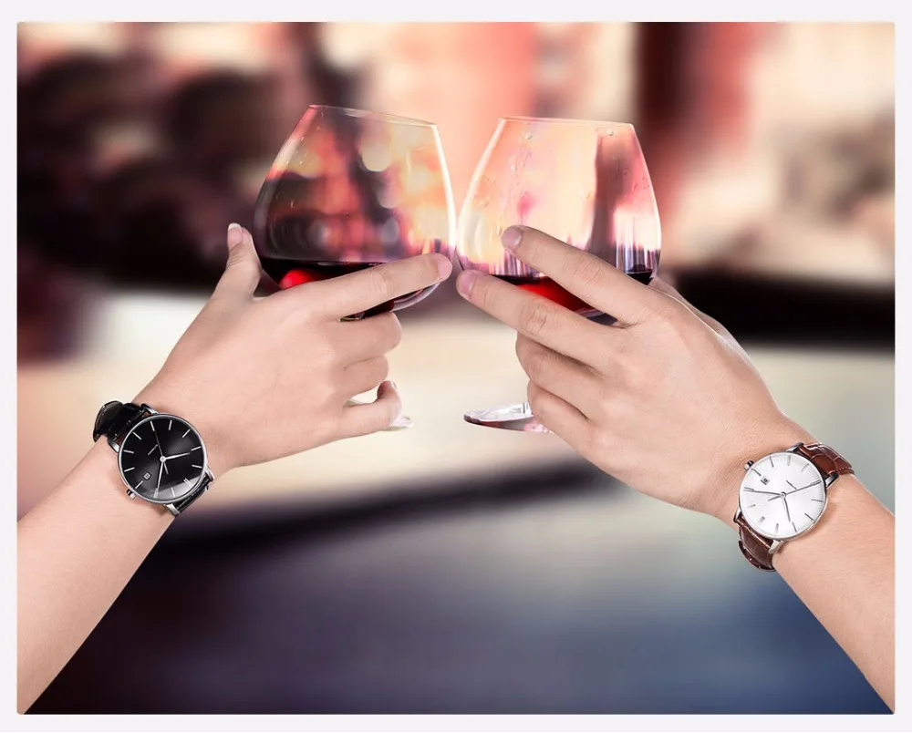 Xiaomi TwentySeventeen светильник механические часы с сапфировым поверхность с кожаным ремешком полностью автоматические механические часы движение