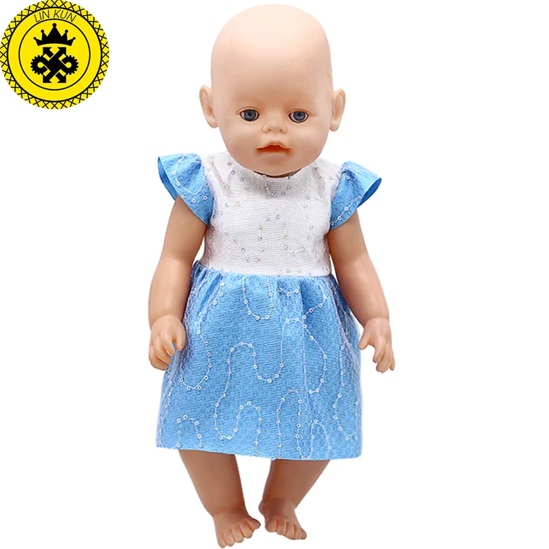 Baby Doll Clothes Multicolor 4 Style Dress Princess Dresses Fit 43cm Accessories 412 | Игрушки и хобби