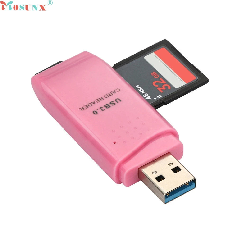 Mosunx Заводская цена мини 5 Гбит/с Супер Скоростной USB 3 0 Micro SD/SDXC TF кардридер адаптер
