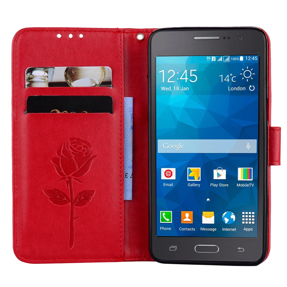 Чехол-книжка с бумажником для samsung Galaxy Grand Prime G531H G530 G531 SM-G531F, силиконовый чехол с откидной крышкой, кожаный чехол s для samsung J2 Prime