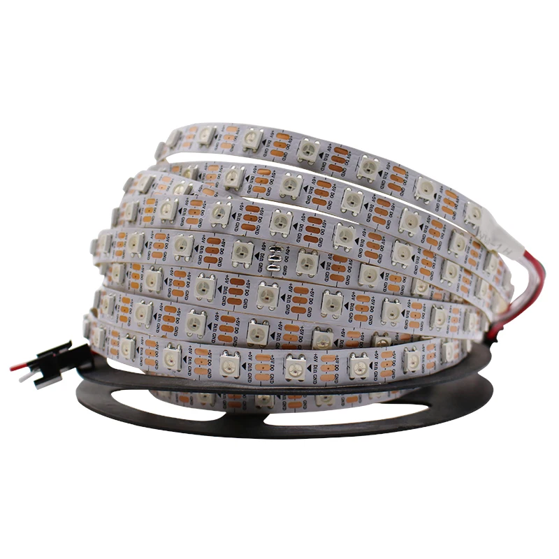 Светодиодная лента WS2812B WS2812 класс защиты IP30 IP65 IP67 5 В м|led strip black pcb|black pcbsmd 5050 |