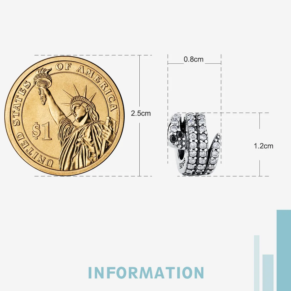 Европейская мода 925 стерлингового серебра с украшением в виде кристаллов Милая