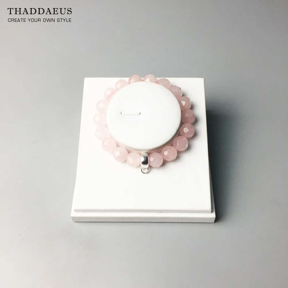 Браслет из розового хрустального бисера модные ювелирные изделия в европейском