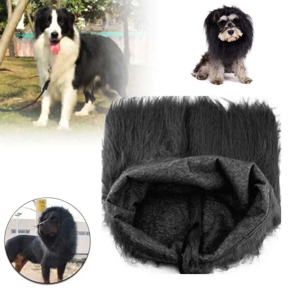 Костюм для домашних животных грива парик собак праздничная вечеринка нарядный