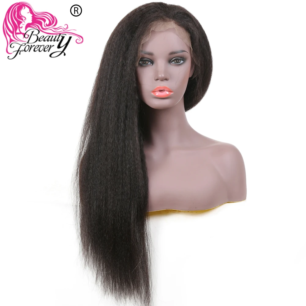 Beauty forever 13*4/6 бразильский кудрявый прямой парик remy волосы на кружеве человеческие волосы парики с детскими волосами 130% натуральный цвет 8-24"