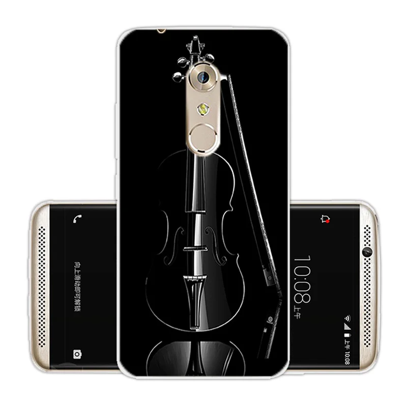 Силиконовый чехол для телефона ZTE Axon 7 5 &quot прозрачный из ТПУ тонкий A2017 |