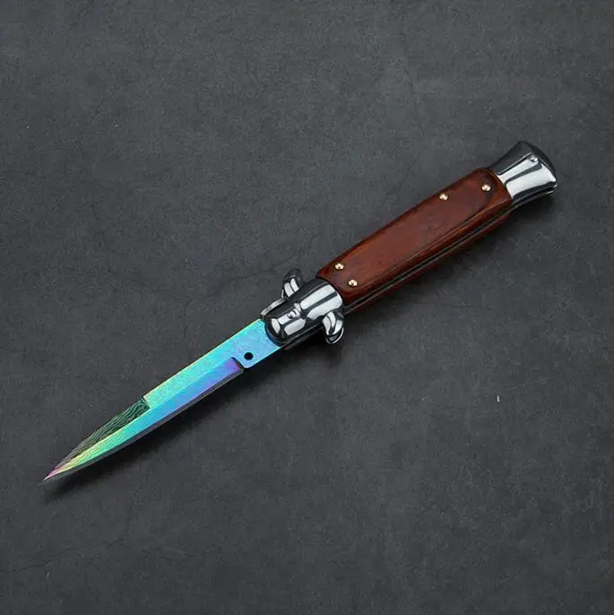 style 6 Тактический нож для выживания Многофункциональный Складной нож 440C зеркальное лезвие Мультитул кемпинг открытый охотничий карманный нож EDC инструменты - Цвет: style 6