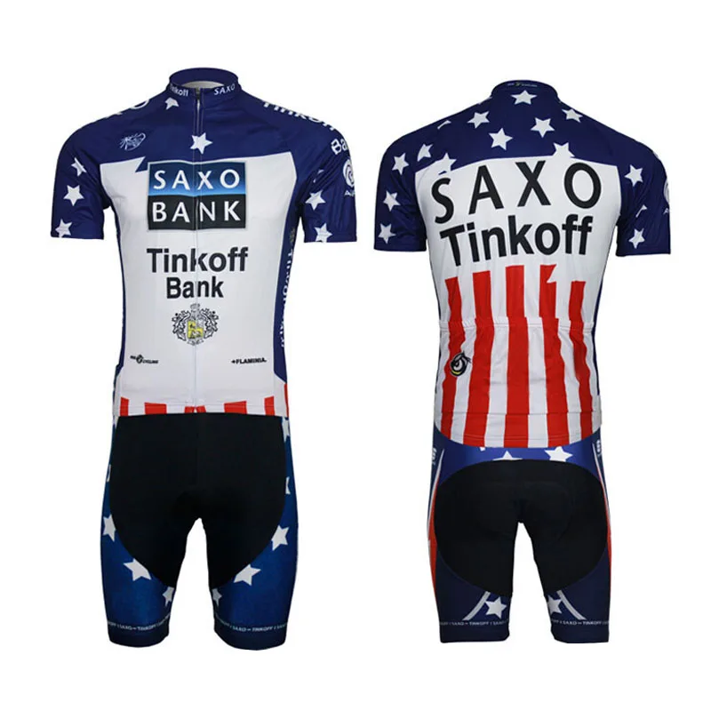 Tinkoff Saxo Bank Pro Team велосипедная одежда/лето Bicicleta горный велосипед Джерси Ropa Ciclismo+ гелевая накладка