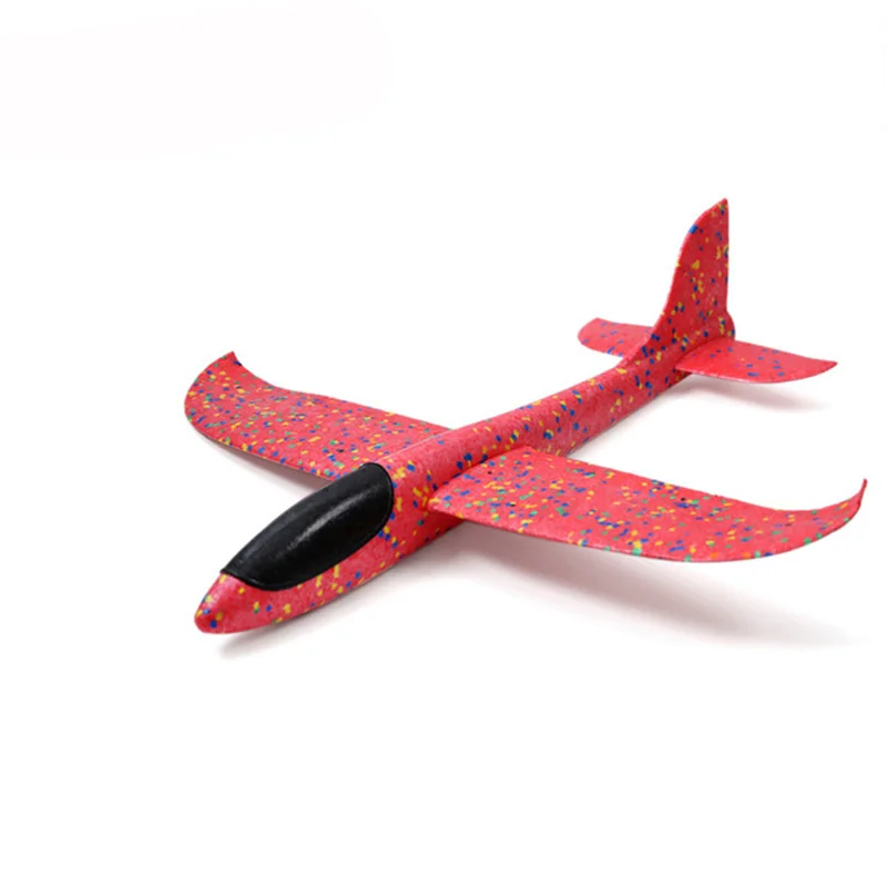 

Kids Hand Throw Aircraft 48cm Foam Aeroplane Model Toy Outdoor Flaying Glider Children Airplane Resistant Breakout Plane NTY0003