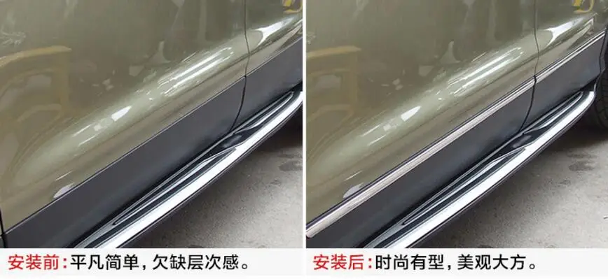 Хромированная нержавеющая Накладка для кузова автомобиля Ford Kuga eshiper 2013 2017