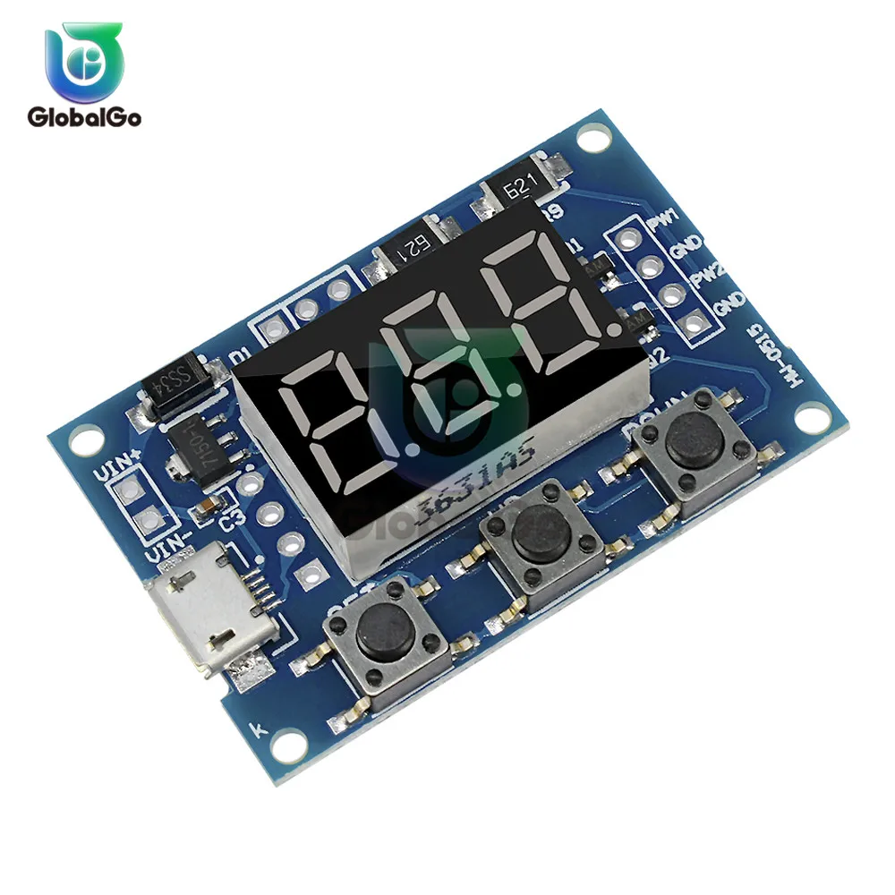 Микро-usb Цифровой Регулируемый PWM импульсный генератор частоты сигнала плата