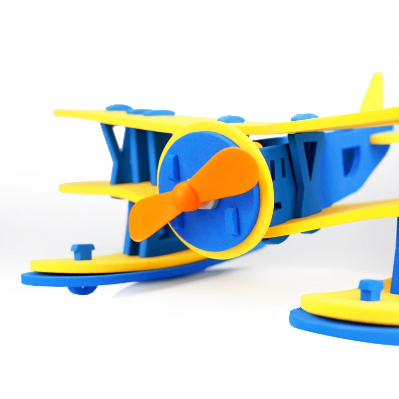 DIY 3D головоломки самолет Летающий планер воды самолеты Здание Открытый игрушки головоломки модель Подарок для мальчика взрослый ребенок детские развивающие игрушки