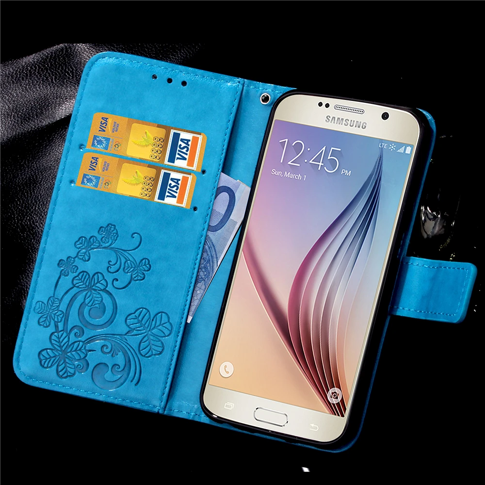 Роскошный кожаный чехол портмоне для Samsung Galaxy Core Prime LTE G360H G3606 Win 2 Duos G361H|leather phone