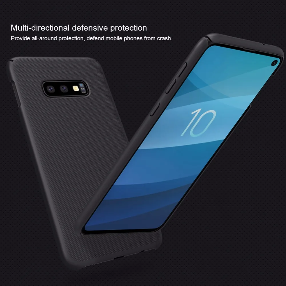 Чехол для samsung Galaxy S10e NILLKIN Супер Матовый Щит Матовая жесткая задняя крышка из ПК Подарочный держатель для телефона