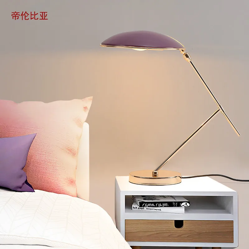 Современная светодиодная настольная лампа абажур стеклянный шар для спальни