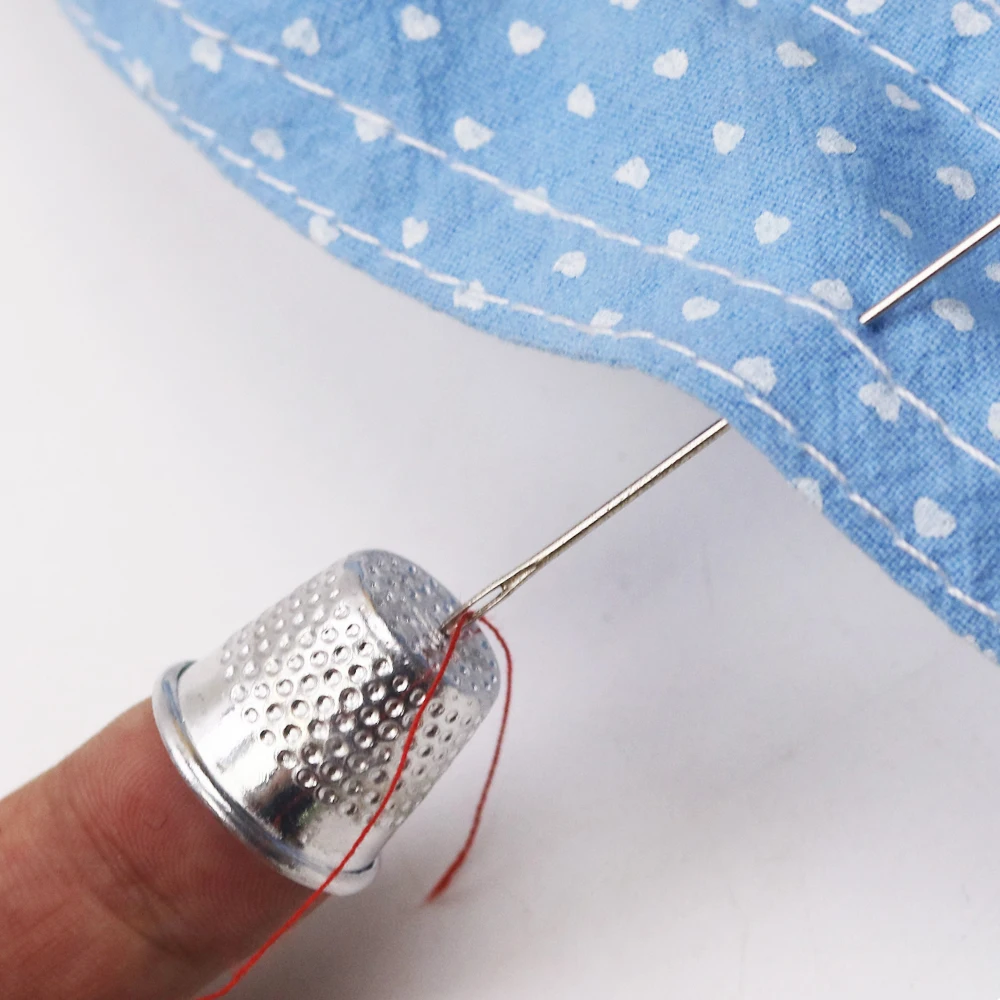 10pcs Silver Sewing Thimbles DIY Finger Protector Household Quilting Craft Accessories | Дом и сад