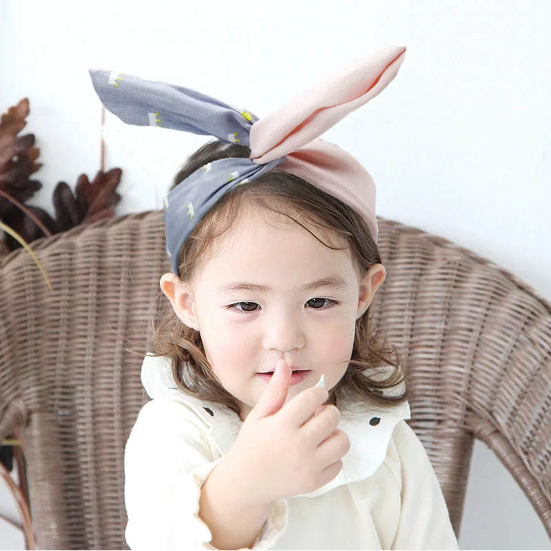2018 Summer Children Cartoon Dots Colorful Fresh Fashion Turban Headbands Women Chiffon Headband Head Wrap Wide Hairband | Детская