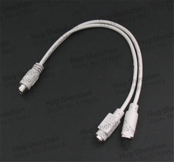 Сплиттер для материнской платы PS2 PS/2 от 1 до 2 Кабель адаптер мыши клавиатуры IC