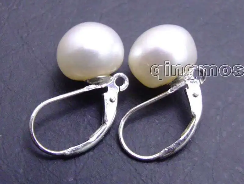 Распродажа большой размер 8 9 мм белый натуральный плоский круглый жемчуг серебро