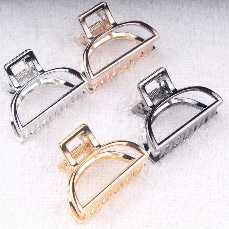 1Pcs Fashion Hair Accessories fro Women Metal Modern Stylish Hair Claw Hair Clips Bun Maker Make UP Washing Hair Styling Tool