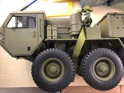 1/12 RC Военный Грузовик Металл 8*8 Chasis модель радио серводвигатель с светодиодный звуковая система набор TH05144