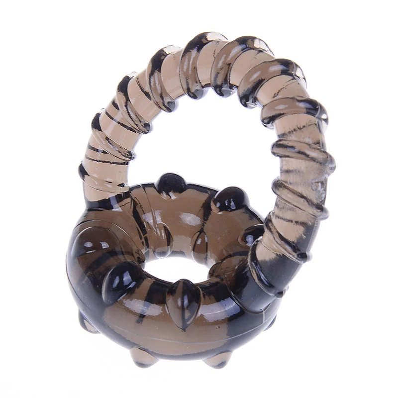 Мужское кольцо с двойной задержкой мягкое Силиконовое мужское на пенис