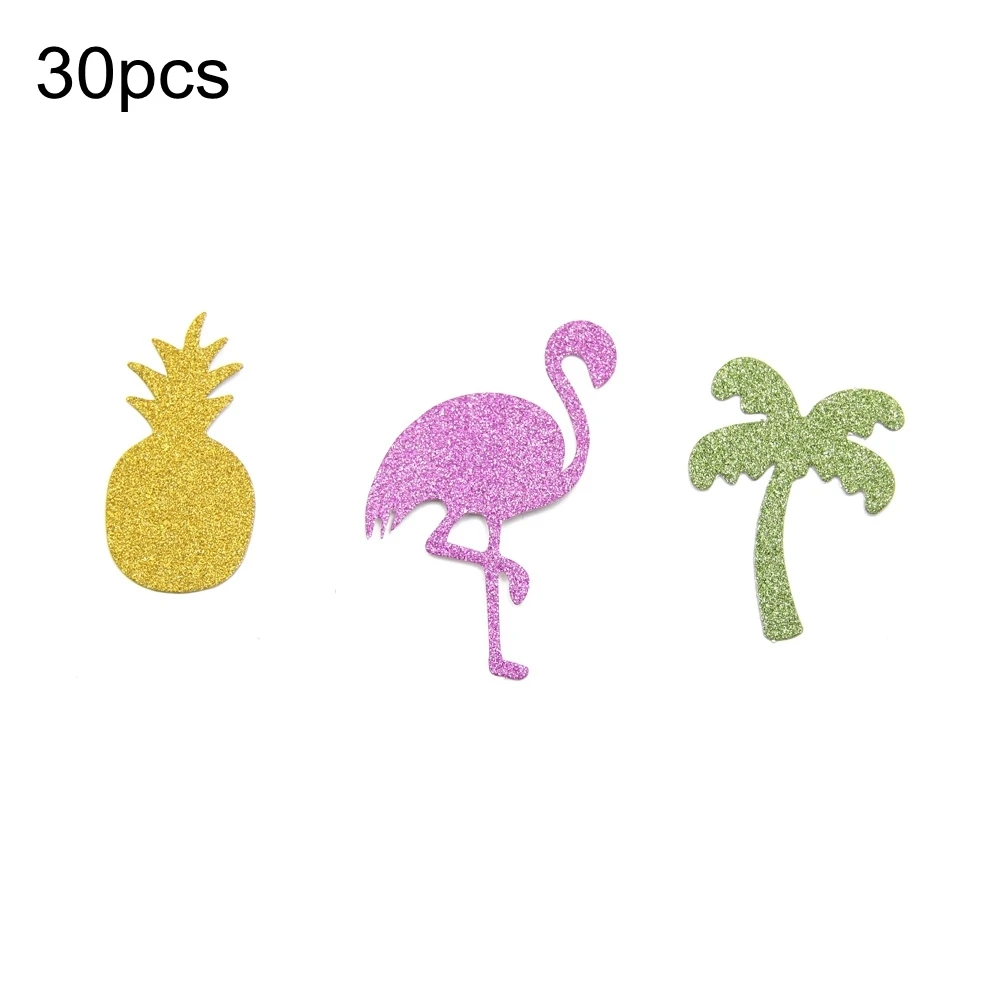 multi 30pcs 1 компл. Фламинго вечерние бумажные зонтики для напитков ананас торт топперы для дня рождения украшения Летние Гавайские вечерние принадлежности - Цвет: multi 30pcs