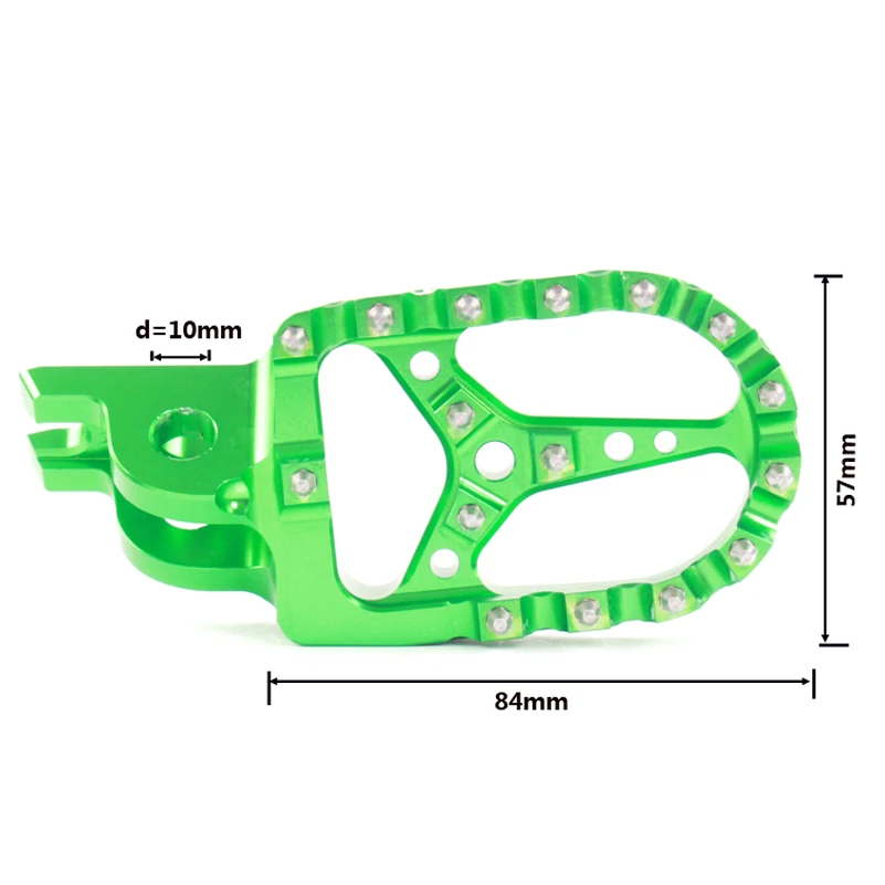 ЧПУ Заготовка MX подножки подставки педали подножки для KX KLX KXF KX250F 2006- KX450F 2007- KLX450R 2008-2013