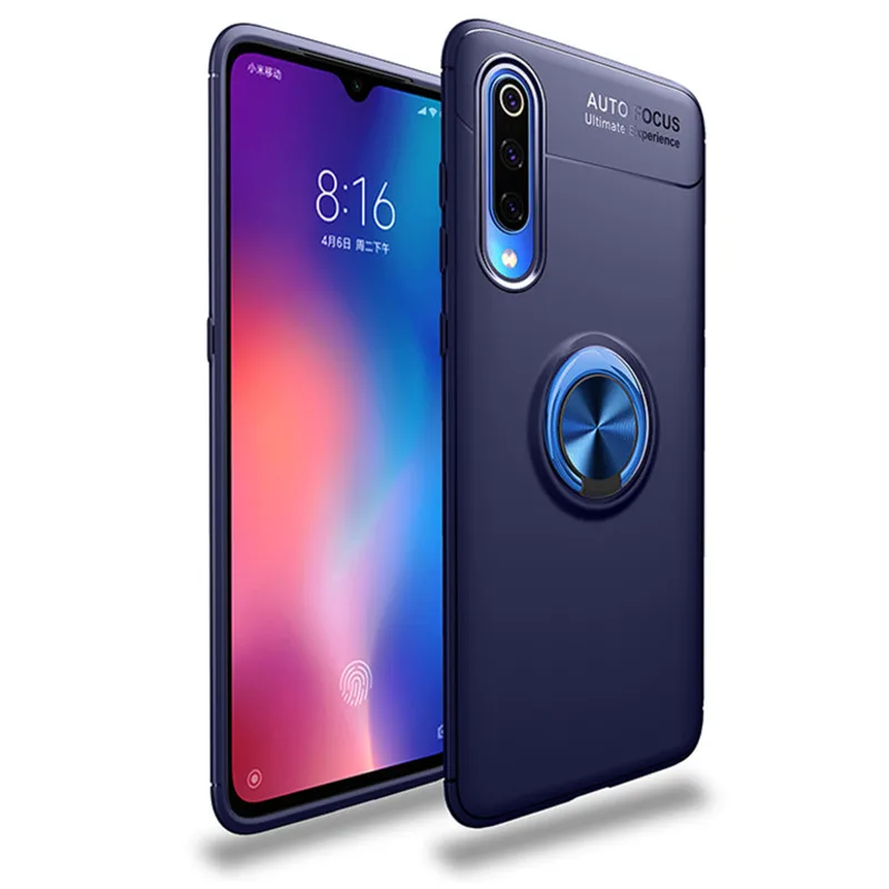 Магнитный автомобильный держатель чехол для Xiaomi Mi 9 T силиконовый металлический