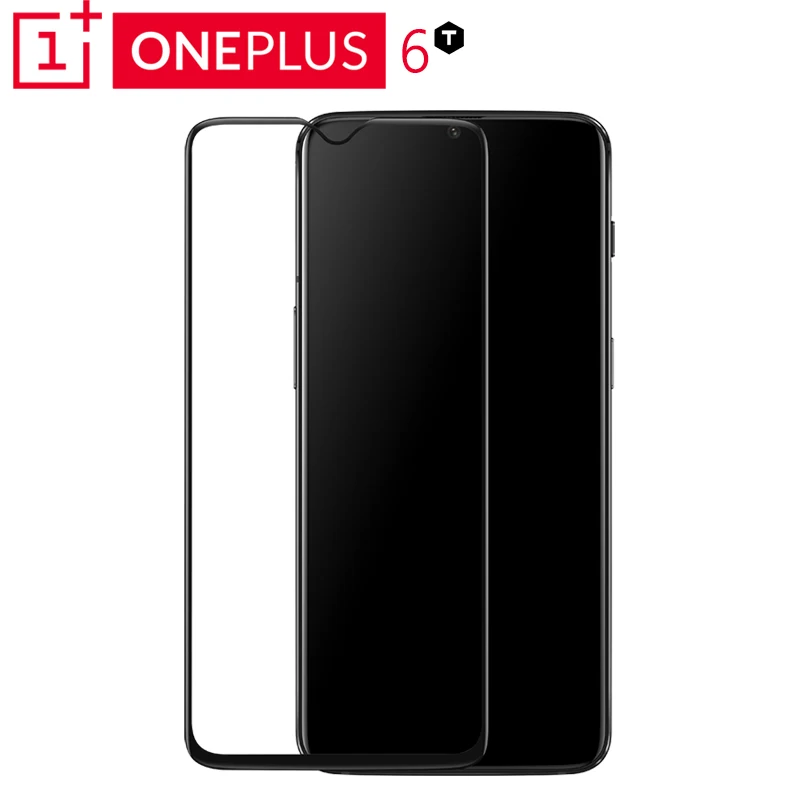Оригинальное закаленное 3d стекло Oneplus 6T защита для экрана с полным покрытием