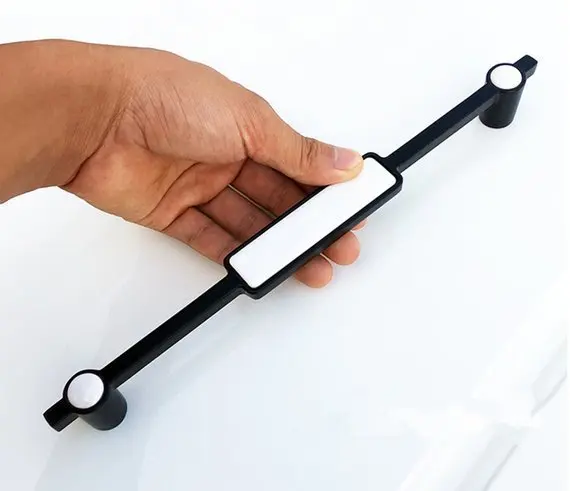 5 'ƍ 55'' 10 ''черный белый комод тянет ручки выдвижной ящик фарфоровый шкаф
