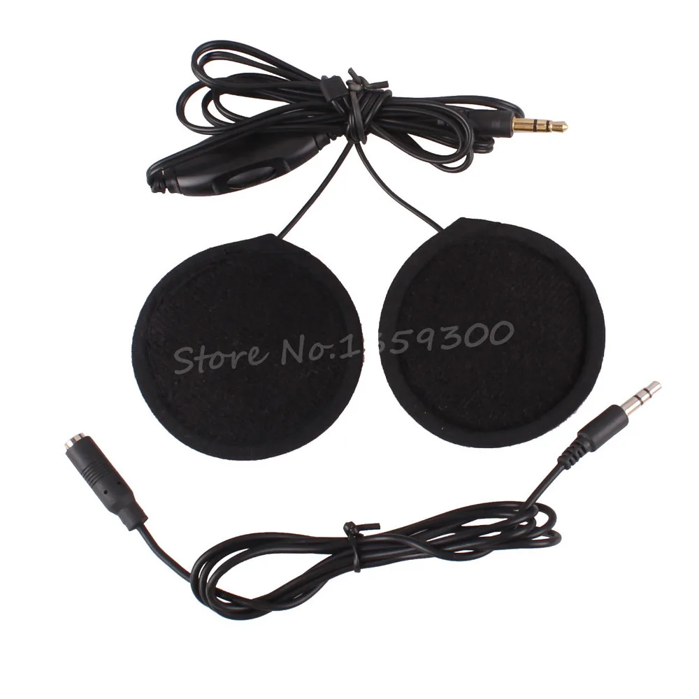 Новый стерео мотоциклетный шлем динамик наушники 3 5 мм разъем регулятор