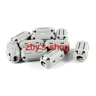

UF70B 7mm Diameter Ferrite Core Noise Suppressor EMI RFI Clip Cable Filter 10pcs