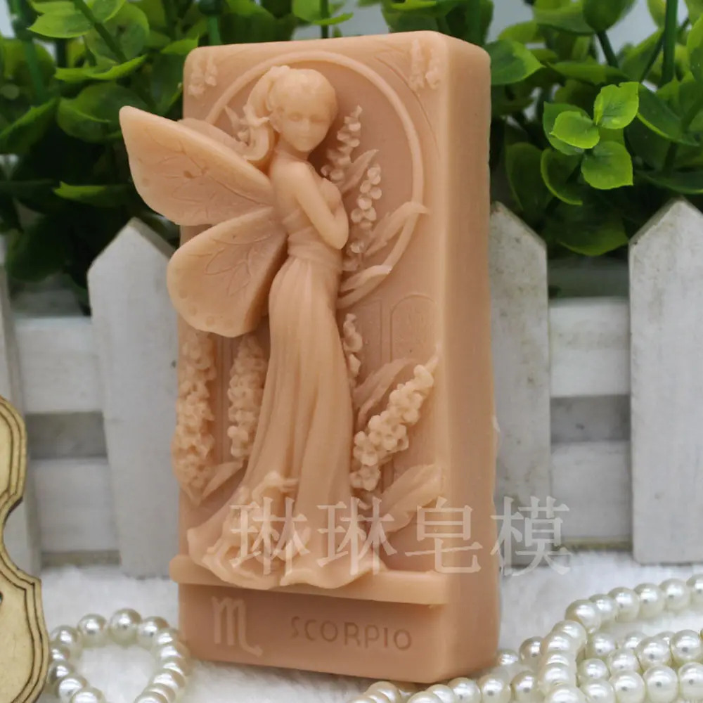 Grainrain цветок угол Силиконовое Мыло Свеча прессформы для изготовления мыла DIY