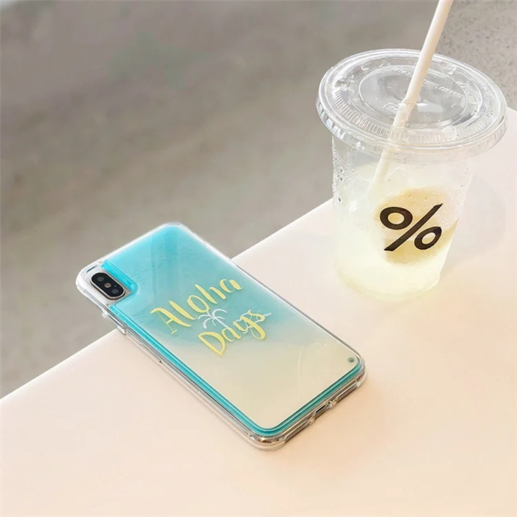 Светящийся чехол с надписью quicksand shut up для iPhone XR XS max X 6 7 8 plus, чехол s, темный жидкий блестящий чехол для телефона, чехол