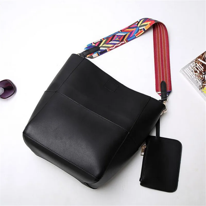 BARHEE Ladies Hand Bags Famous Brand Logo Handbags Women Fashion Black Leather pochette Shoulder Bag Big Purse | Багаж и сумки