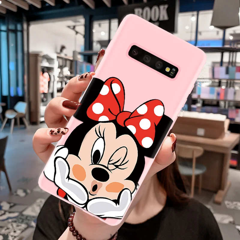 mini Карамельный Цвет крышки для samsung Galaxy S10 S8 S9 плюс S10e S7 край A70 A50 A40 A8 A7 J4 J6 плюс J5 J7 Prime мягкий чехол - Цвет: mini