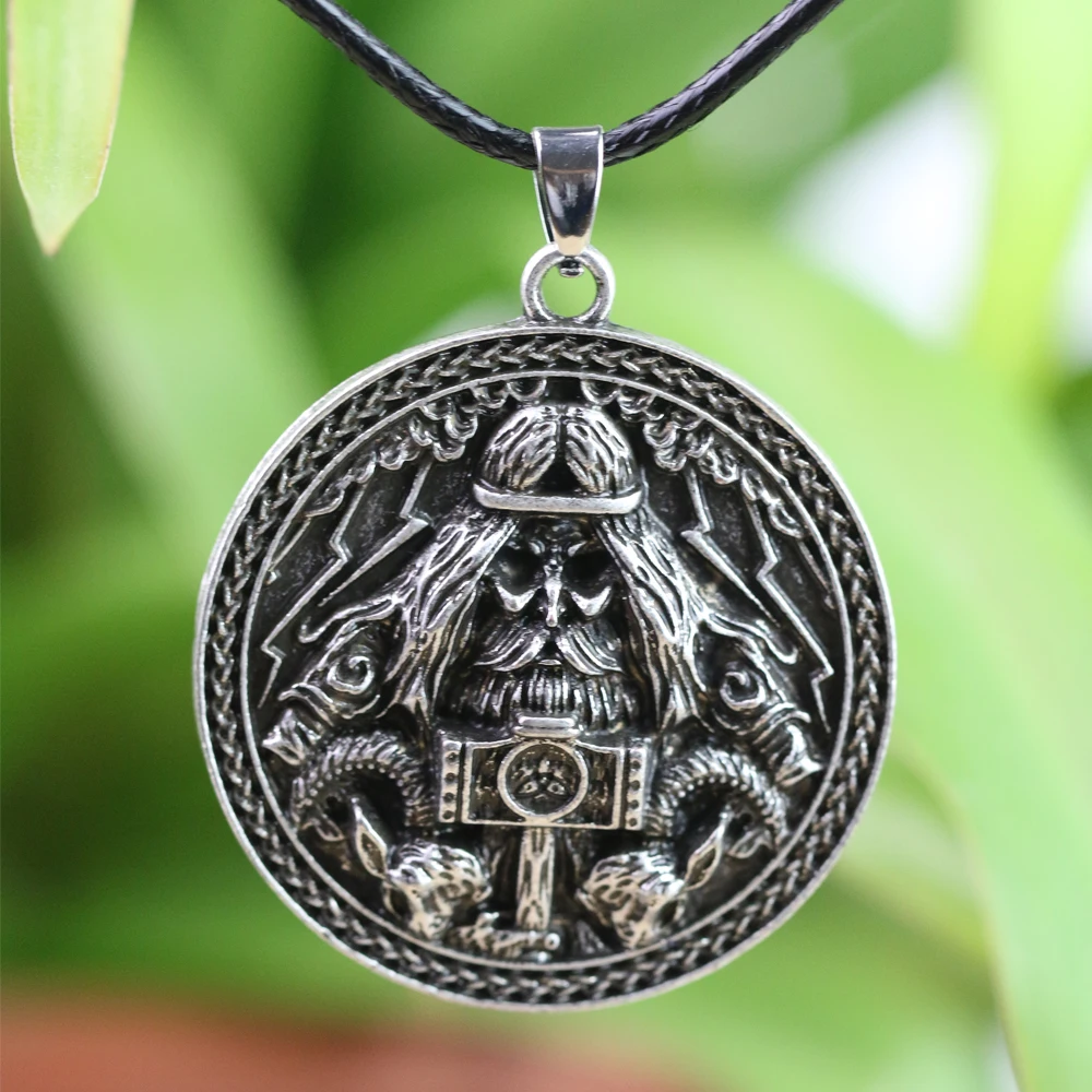 Ожерелье LangHong с подвеской из амулет Викинга 10 шт.|pendant necklace|thor necklacetalisman necklace |