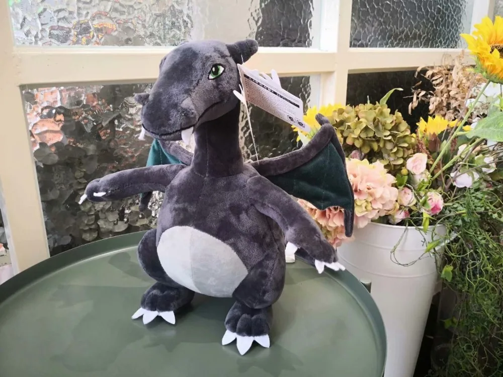 30/45cm Stuffed Toy Fire-breathing Dragon Plush Toy Soft Cartoon Dangerous Dragon Super Lifelike Plush Toys For Children's Gift