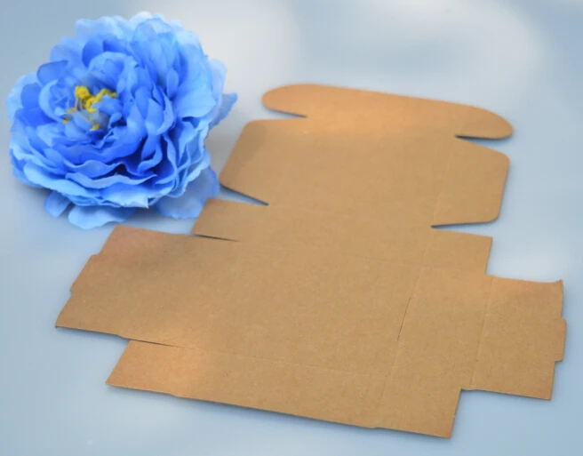 11 23 Алиса коричневые коробки из крафт бумаги для конфет/сладких 50 шт./лот