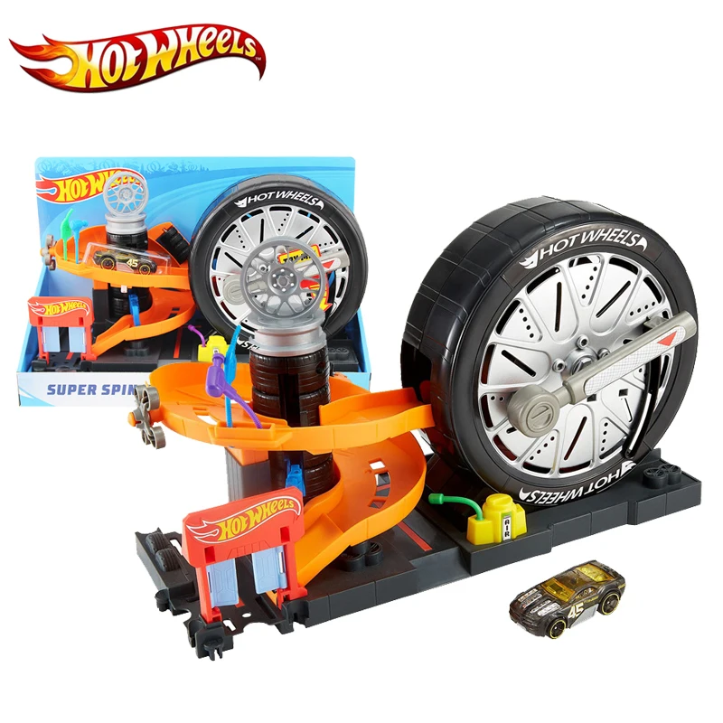 Hot wheels бренд автомобиля игрушка супер вращающийся следы шин 2018 новые игрушки
