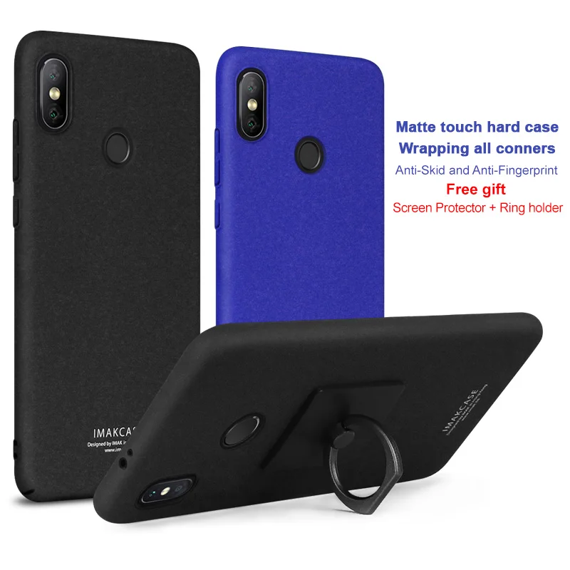 Чехол для Xiaomi Redmi Note 5 Pro с защитой экрана ковбойская задняя крышка Imak подставкой и