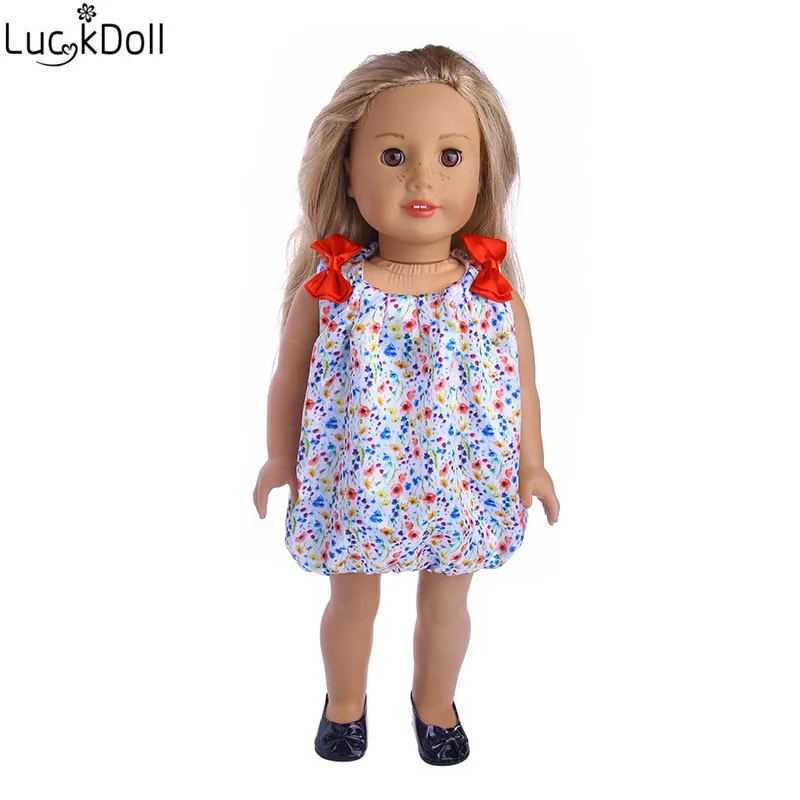 Высококачественное вечернее платье LUCKDOLL 18 дюймов американская кукла 43 см