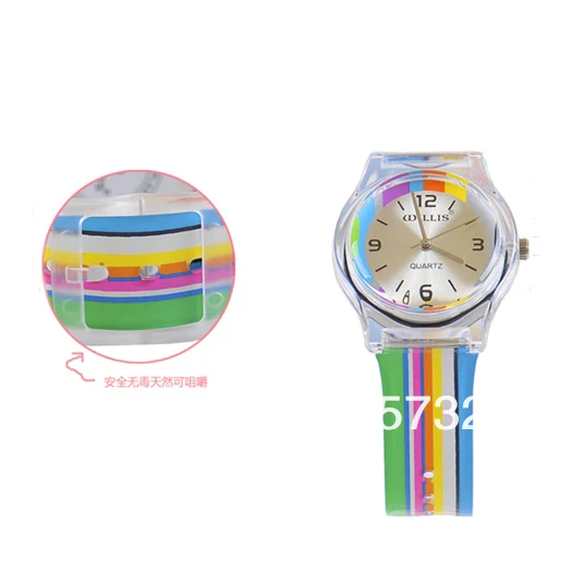 Женские часы wдоме повседневные кварцевые Желейный стол карамельные цвета