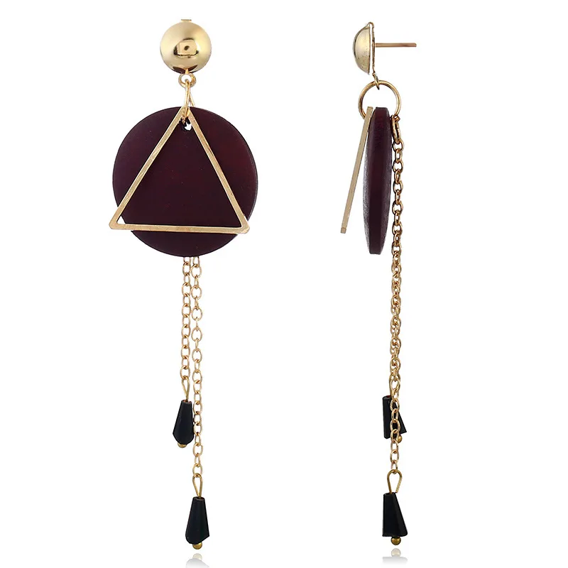 2017 Limited Trendy Zinc Alloy Women Oorbellen Orecchini Pendientes Mujer Long The New Luxury Geometric Earrings Female W53 | Украшения и